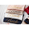 Elegant Wedding Bride Robe Lightweight Short Silk Sleepwear Women Indoor Bathrobes by Stevvex