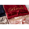 Elegant Wedding Bride Robe Lightweight Short Silk Sleepwear Women Indoor Bathrobes by Stevvex