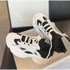 Elegant Women's Sneakers Lace Up Thick Platform Casual Shoes Leather Comfortable Walking Footwear Fashion New Lightweight Casual Everyday Walking Fashion Sneakers by Stevvex