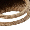 Elehant Women's Woven Wicker Straw Half Round Bag Trendy Large Capacity Female Casual Travel Bag by Stevvex