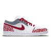"Elephant Dust" Jordan 1 Low Shoes by Stadium Custom Kicks