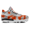 "Elephant Koi" Jordan 3 Retro MCS Cleats by Stadium Custom Kicks
