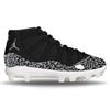 "Elephant Print" Jordan 11 Retro MCS Cleats by Stadium Custom Kicks
