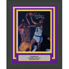 Framed Autographed/Signed Elgin Baylor Los Angeles LA Lakers 8x10 Basketball Photo Beckett BAS COA