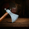 Damascus Pipe Tomahawk Hand Forged Viking Axe by JW SteelCrafts