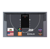 USA Enlio Official 3X3 Basketball Court – FIBA Certified – 25' x 54' Large Training Court by Hoopsbasket.com