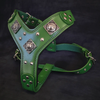 The "Eros" harness GREEN by Bestia Dog Gear