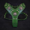 The "Eros" harness GREEN by Bestia Dog Gear