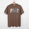PRAY Faux Patchwork Graphic Tee – Vintage Faith Shirt by Hey Jude Graphic Tees