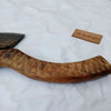 Hand-finished Workshop Axe with Chisel-textured Steel Head and Premium Hardwood Shaft by JW SteelCrafts