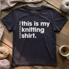 Everyday Knitting T-shirt by YarnMerch
