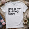 Everyday Knitting T-shirt by YarnMerch