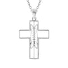 XL Gridiron Football Cross Necklace