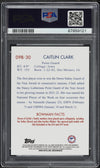 Graded 2022 Topps Bowman University Caitlin Clark #09B30 Rookie RC Basketball Card PSA 8 Near Mint