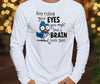 Eye Roll – White by Carolina Country Bling