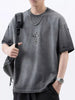 Men's Plus Size Distressed Camo Cross Graphic T-Shirt by Simply Love