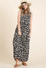 Leopard Maxi Dress with Pockets – Trendy Leopard Print Dress, Pocketed Maxi Dress, Shirred Waist Dress, Comfortable Leopard Dress, Stylish Maxi Dress, Chic Animal Print Dress, Casual Chic Maxi Dress by Stevvex