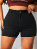 Women’s High Waist Denim Shorts by FitiqueFit