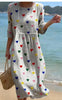 Women's Plus-Size Patchwork Maxi Dress – Relaxed Fit Casual Skirt by FitiqueFit