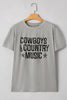 Letter Graphic Round Neck Short Sleeve T-Shirt by Simply Love