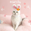 Plush Cartoon Cat Dog Rabbit Ears Cute Easter Decoration Hat Head Cover Pets Products by My Store