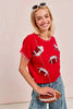 BiBi Gameday Sequin Football Embroidered Stitch Sweater by Wild and Free Boutique