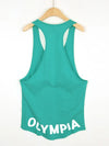 Men's Plus Size Letter Graphic Wide Strap Tank