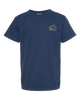Dog in Boat Youth Southern Down Outfitters Short Sleeve Tee by DoodleBug's