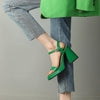 Women's Round Toe Chunky Heel Sandals – Buckle Strap Block Heel by FitiqueFit