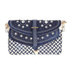 Diamond Denim One-shoulder Crossbody Bag