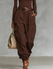 Women’s High-Waist Loose Fit Wide-Leg Casual Trousers by FitiqueFit