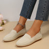 Women’s Handmade Gommino Driving Shoes – Solid‑Color Casual Flats by FitiqueFit