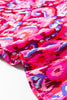 Pink Abstract Print V Neck Half Sleeve Loose Fit Tunic Blouse by Wild and Free Boutique