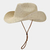 Women's Panama Straw Woven Sun Hat – Windproof Sequin Detail Beach Hat by FitiqueFit