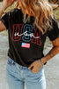 USA Round Neck Short Sleeve T-Shirt by Simply Love