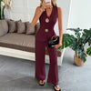 Women’s Summer Two Piece Set – Vest & Straight Leg Pants by FitiqueFit