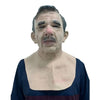 Halloween Granny Mask Latex Headgear Wig Mask by My Store
