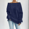 Plus Size Off Shoulder Pullover by FitiqueFit