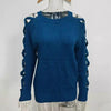 Women's Casual Long Sleeve Hollow Out Sweater by FitiqueFit