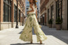 Waist-Cinching Ruffle-Hem Printed Maxi Dress – S–3XL by FitiqueFit