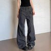 Women’s Straight Leg Slightly Flared Washed Casual Pants by FitiqueFit