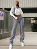 Women’s High Waisted Work Pants – Casual Wide Leg Cargo Trousers by FitiqueFit