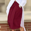 Women's Solid Color Cotton Wide Leg Cropped Pant by FitiqueFit