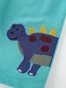 Children's Dinosaur Applique T-Shirt and Shorts Set by Simply Love