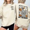 "What Your Emergency" 911 Dispatcher Halloween Sweatshirt - Personalized Gift by Dog Mom Hat