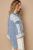 Elegant Delicate Crochet Patch Embroidered Button Up Jacket Bohemian Charming Classic Elegant Jacket by Stevvex