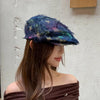 Colorful Plaid Star Distressed Beret — Korean Style Five-Pointed Hat by FitiqueFit