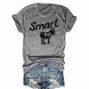 Women's Round Neck Short Sleeve T-Shirt - Casual Summer Top by FitiqueFit