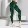 Rosed-print Leggings For Casual Wear In European And American Styles by My Store