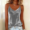 Solid Color Sleeveless Camisole Tank Top – 8 Colors, S–XXL by FitiqueFit